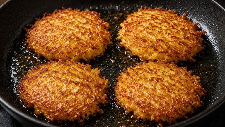 Драники с хрустящей корочкой и мягкой серединой